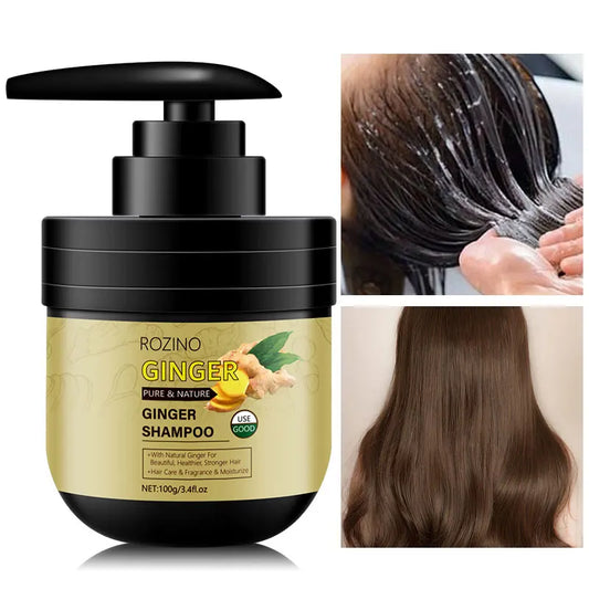 Le shampooing au gingembre 100g fait plus lisse les cheveux, plus transparent et améliore le blocage des follicules, pour rendre les cheveux plus hydratés
