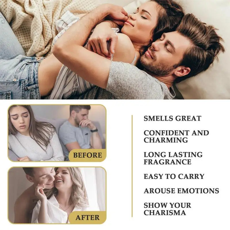 Phéromone parfum très attrayant phéromone Cologne pour hommes élégant phéromone huile essentielle unisexe Attraction pour hommes et