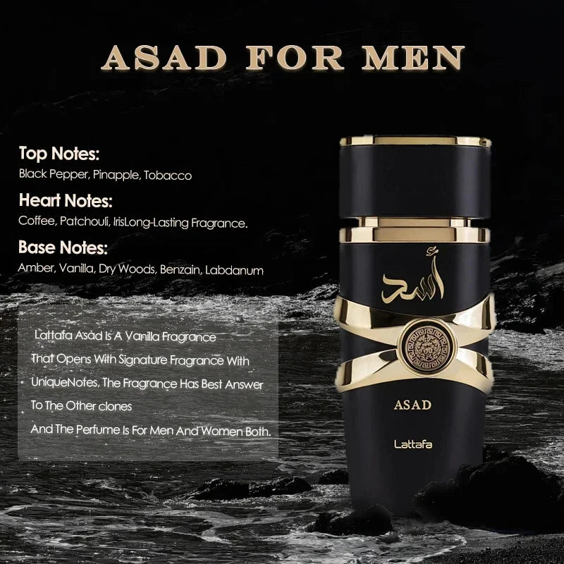 100ml Parfum Hombre huile originale Eau De Parfum corps Spray déodorants hommes femmes cadeau Yara Mor Tous Asad Femme parfums durables