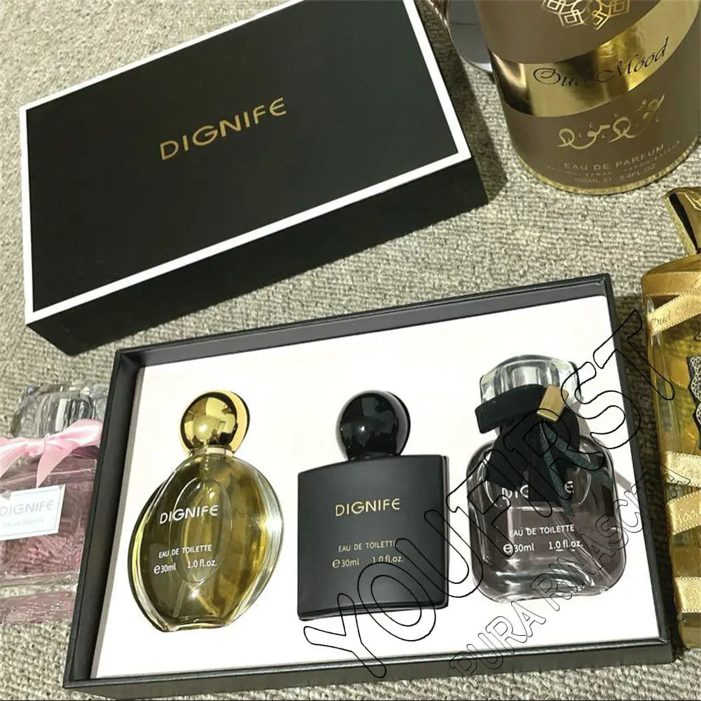 Sexuellement floral fruité pour femme, parfum pour femme, spray corporel, nouilles, coffret cadeau, original, haute qualité, 90ml, 3 pièces