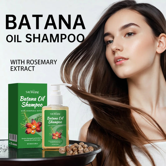 Shampoing à l'huile de Batana 100ML, apaisant pour le cuir chevelu, réparation Intense, nourrissant, avec extrait de romarin, pour tous les Types de cheveux