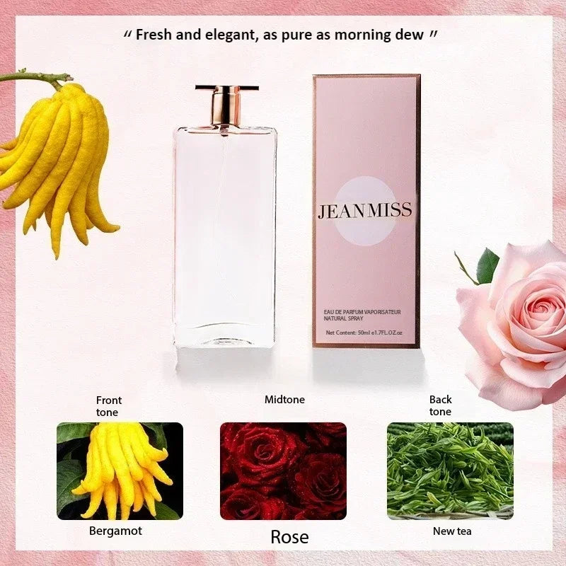 30 ml/50 ml Original femmes Parfum Eau de Parfum Floral fruité Note exudes charme féminin longue durée Parfum déodorant phéromone