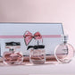 90ML (30ml x 3 pièces) Eau De Parfum boîte-cadeau Feminino Spray frais léger parfum Floral fruité Chypre Notes longue durée femmes ensemble De Parfums