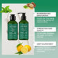 Ensemble de shampoing et après-shampooing, nettoyage en profondeur, hydratant, nourrissant, réparation, contrôle de l'huile sèche endommagée, soins capillaires pour arbre à thé