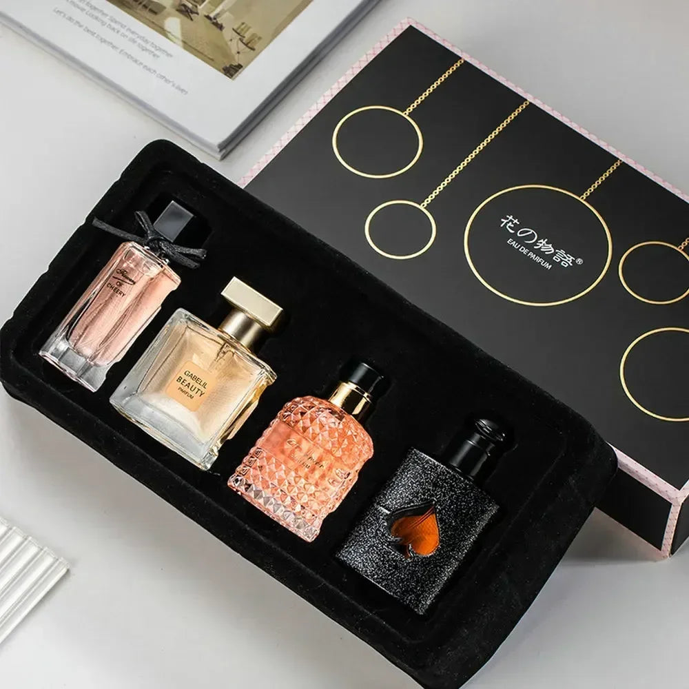 Parfum Original pour femmes, boîte-cadeau De 105ml, ensemble De quatre pièces, Parfum frais et durable, Eau De Parfum plante florale, parfum frais, Духи Ж www