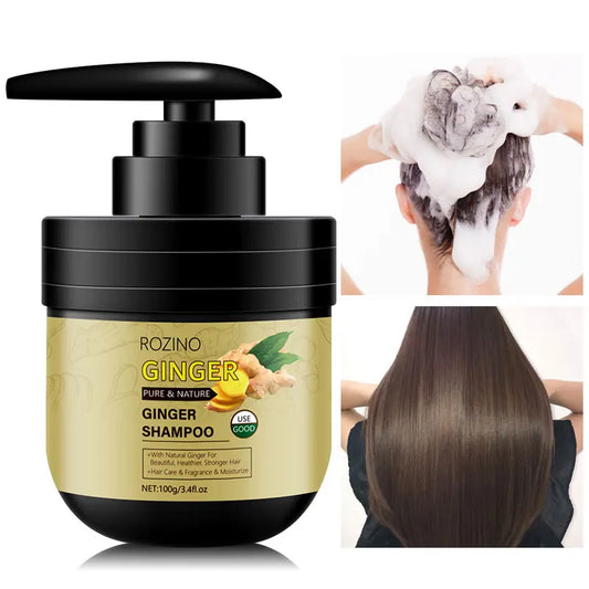 Le shampooing au gingembre 100g fait plus lisse les cheveux, plus transparent et améliore le blocage des follicules, pour rendre les cheveux plus hydratés