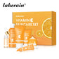 Ensemble de soins pour la peau à la vitamine C, nettoyage en profondeur, crème pour le visage, hydratante, Anti-rides, Kit de soins pour le visage, boîte cadeau, 6 pièces/ensemble