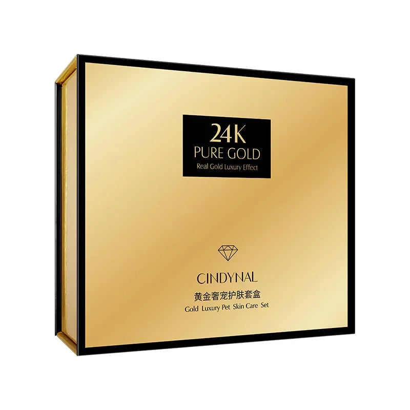 Kit de soins pour la peau en or 24K, hydratant, rétrécissement des pores, contrôle du sébum, Toner, crème pour le visage, émulsion, Essence pour le visage