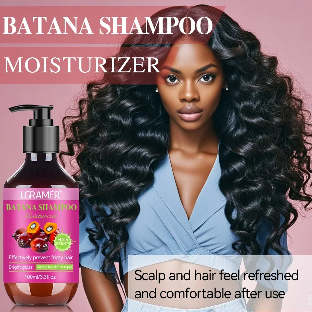 Shampoing contrôlé à l'huile, 100ml, répare les cheveux endommagés, élimine les pellicules, hydrate, soulage les démangeaisons, adapté à tous les cheveux