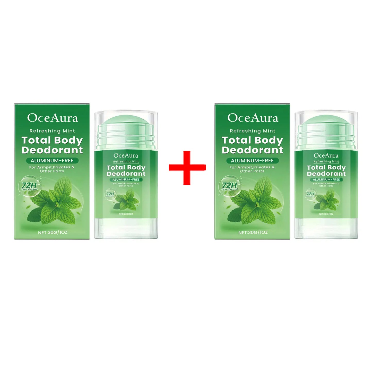 Bâton déodorant corporel à la menthe, élimine les odeurs des aisselles, élimine les odeurs, contrôle de la transpiration, arôme persistant, bâton anti-transpirant rafraîchissant
