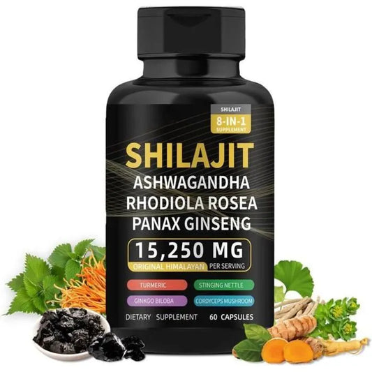 Le supplément Shilajit 8-en-1 est un concentré organique sans contaminant et pure essence d'algues. Nos suppléments sont soigneusement formulés, sans conservateur ni agent de remplissage inutile.